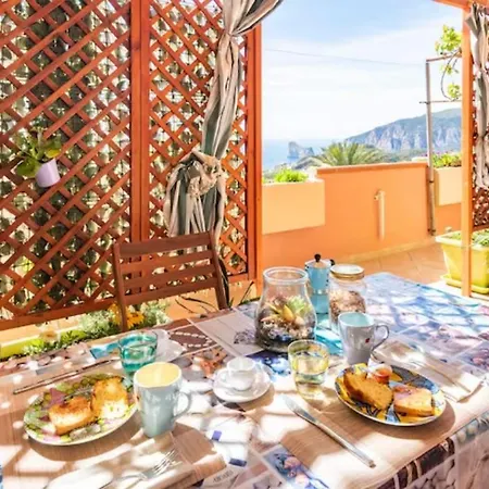 Vista Sul Pan Di Zucchero - Terrazza Vista Mare A Hébergement de vacances Nebida