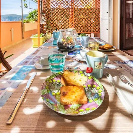 Vista Sul Pan Di Zucchero - Terrazza Vista Mare A Prázdninový dům Nebida